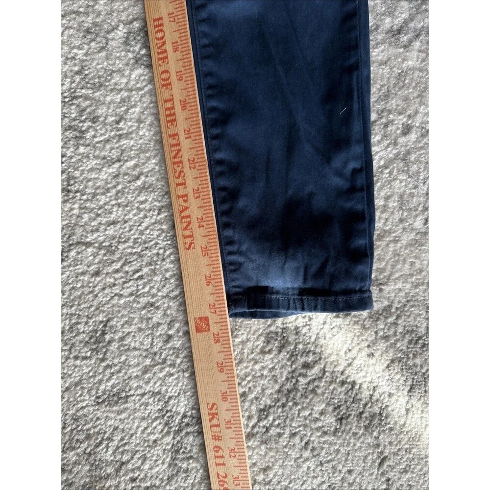 Uniqlo Men’s Ultra Stretch Color Jeans Skinny Tapered Mid-Rise Blue Small- 27-30